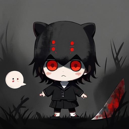 Kawaii Chibi Jason Voorhees in Haunted Camp
