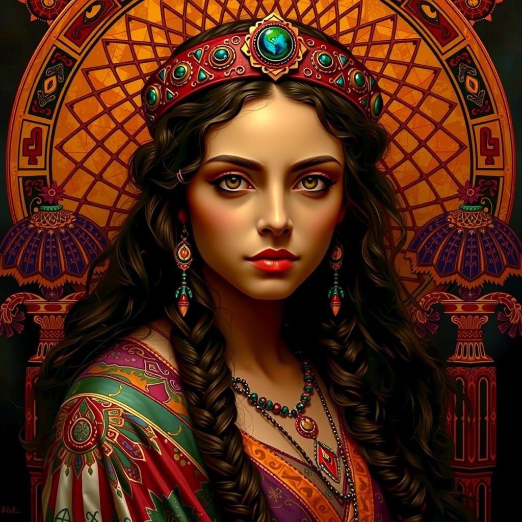 Book of Thoth Tarot Cards in Lady Frieda Harris Style