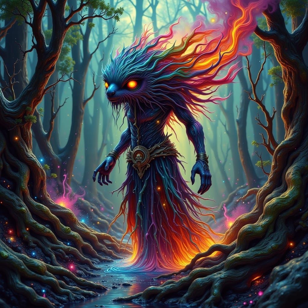 Dark Surrealism: Tar Pit Elemental Emerge