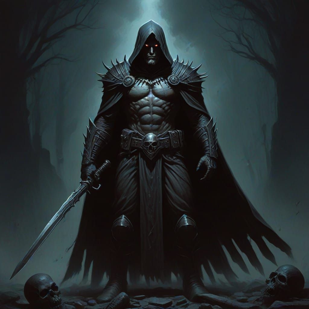Dark Fantasy Worldscapes in Grimdark Style