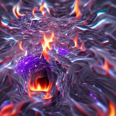 Interdimensional Fire Void in 8K 3D
