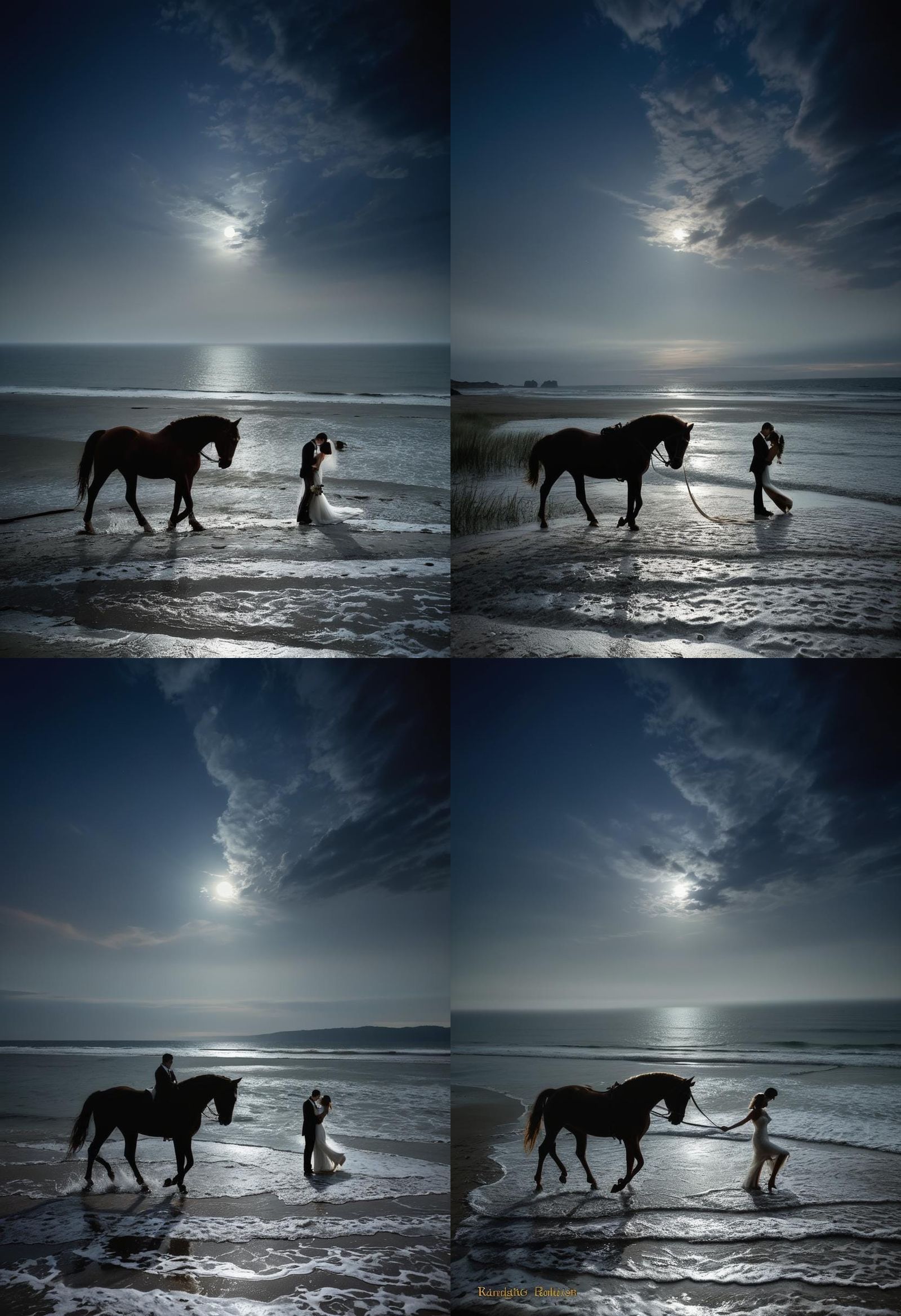 Romantic Romanesque Wedding at Twilight