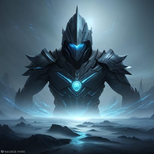 Sleek Blue Creature Zooms Through Air: Digital Matte Paintin...