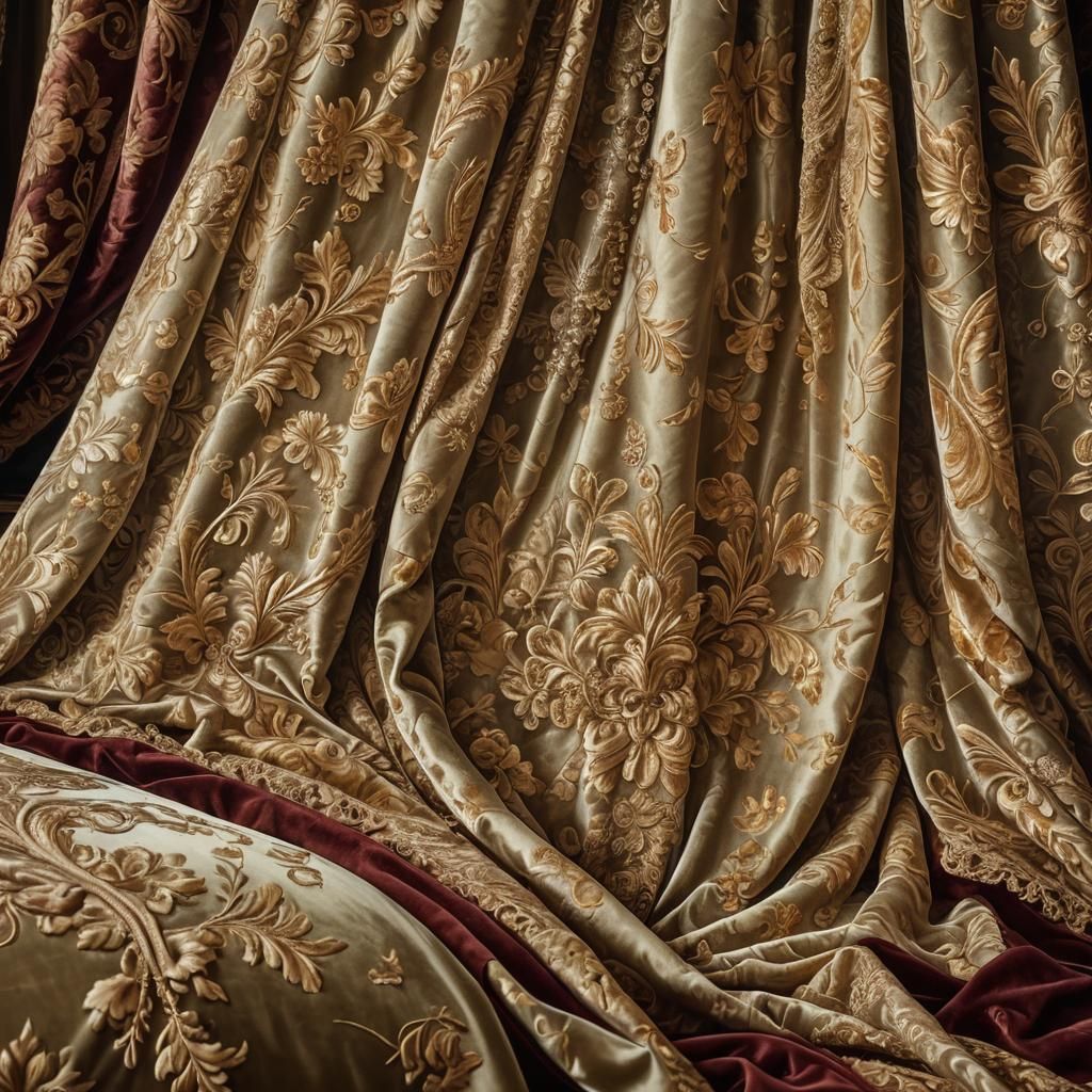 Opulent Victorian Bedroom in Hyperrealistic Style