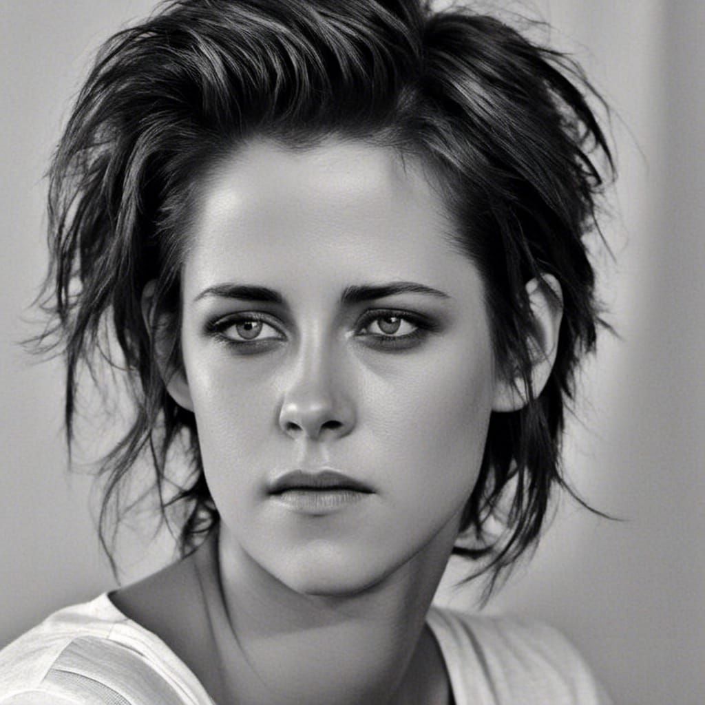 Hyperrealistic Photo of Kristen Stewart with Long Legs