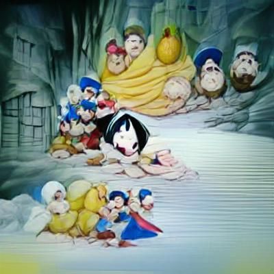 Snow White and the Seven Dwarves Illustration
