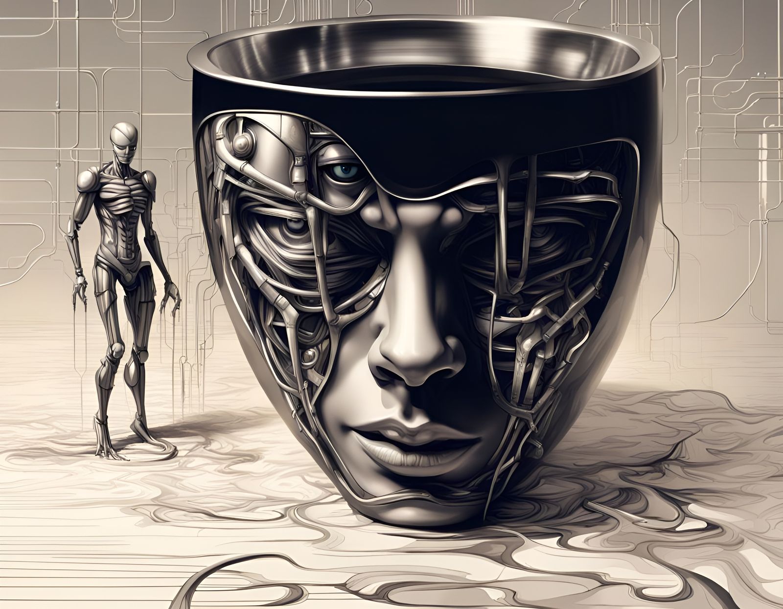 Taza café alienígena