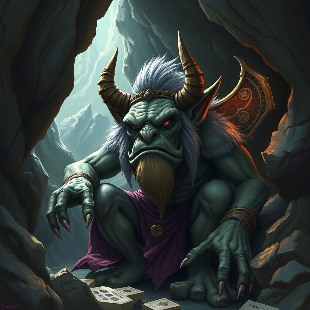 Troll in a Hidden Grotto