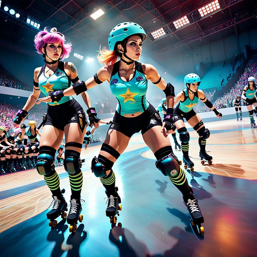 It's On! 2 - Roller Derby Girls.