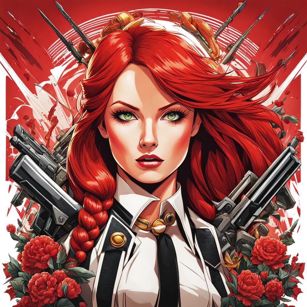 Redhead Attack: An AI Generated Interpretation