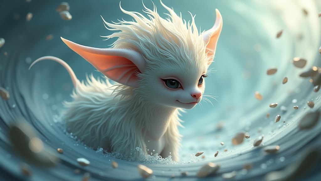 Warmth-Seeking Wight Devil in Fantasy Concept Art