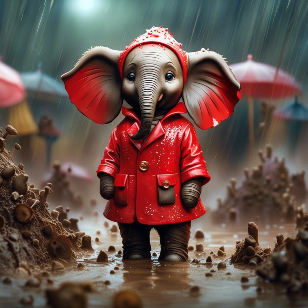 Baby Elephant in Mud! #3