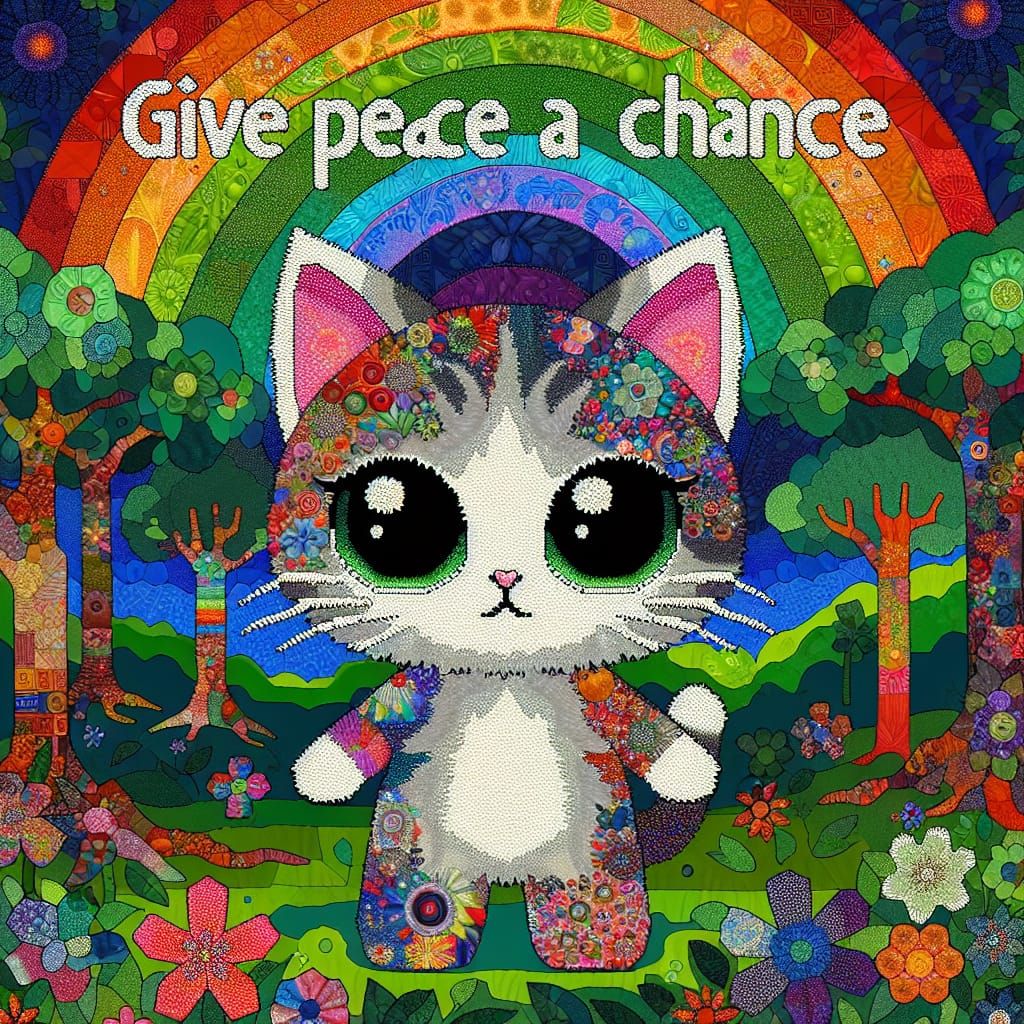 Peace cat ☮️