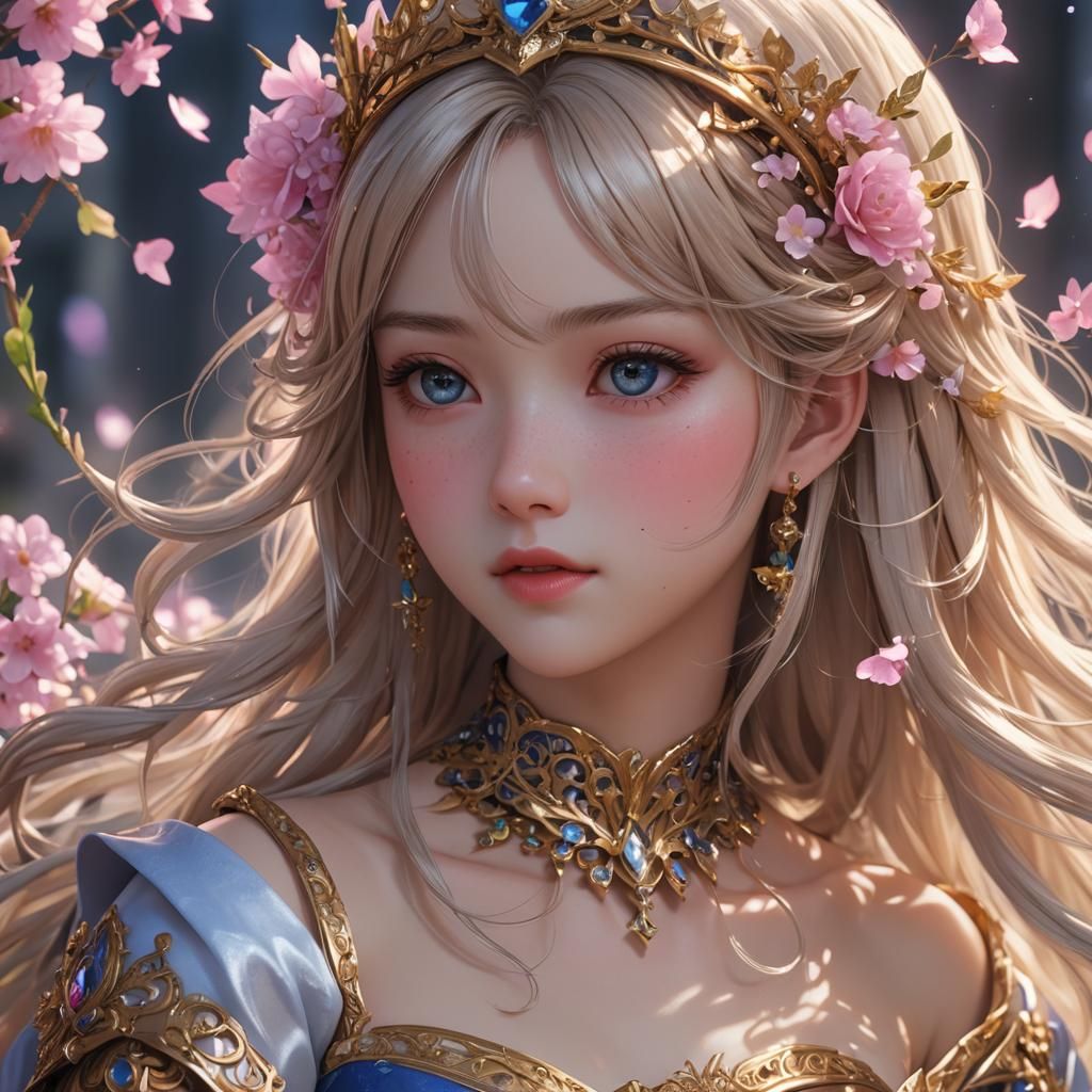 Anime Princess of Love in 3D Detail