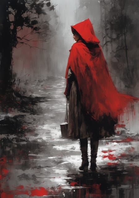 Little Red Riding Hood: Timeless Beauty in Enchanted Forest
