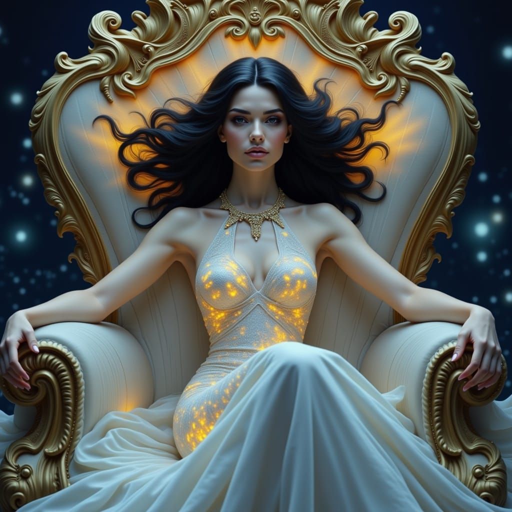 Celestial Empress in Opalescent Splendor