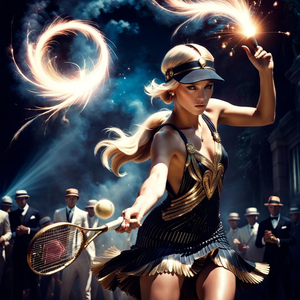 Great Gatsby Tennis Match