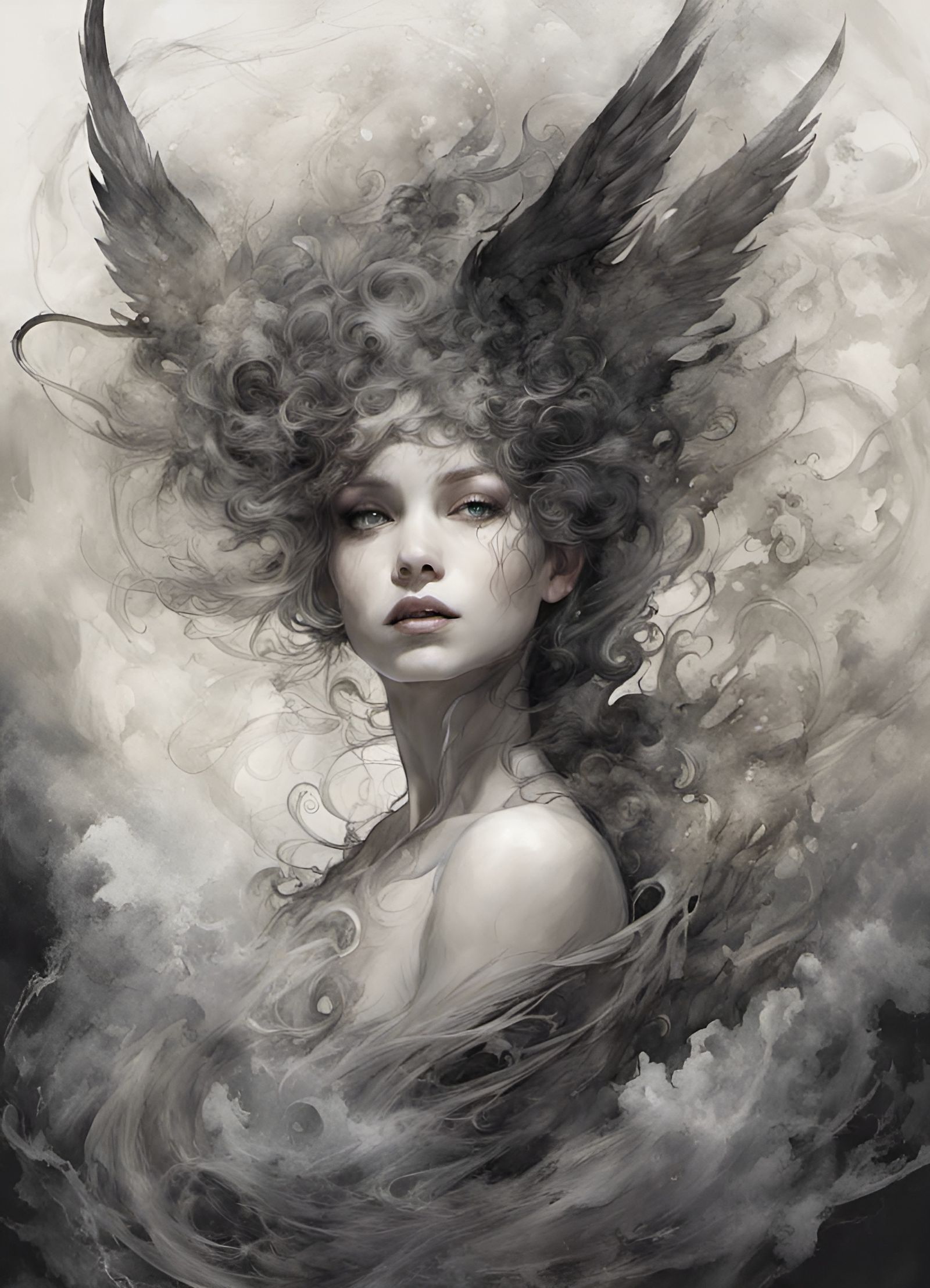 Ethereal Fallen Angel