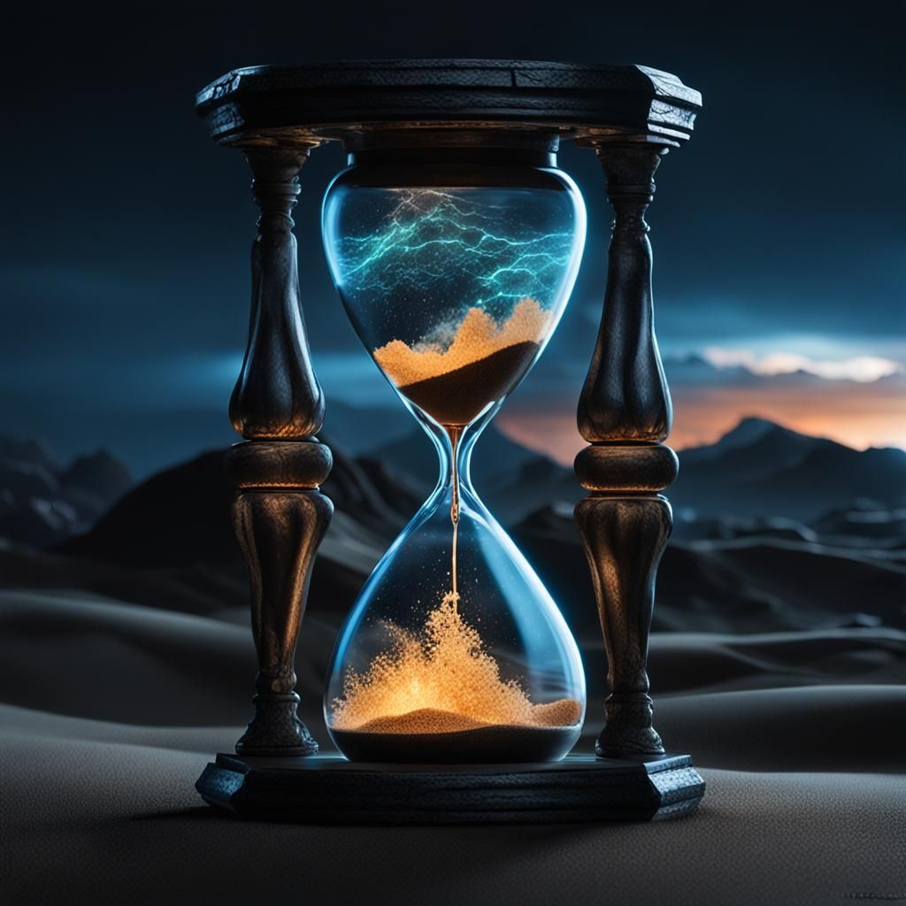 Hourglass Ocean Desert Hybrid in Cinematic CGI