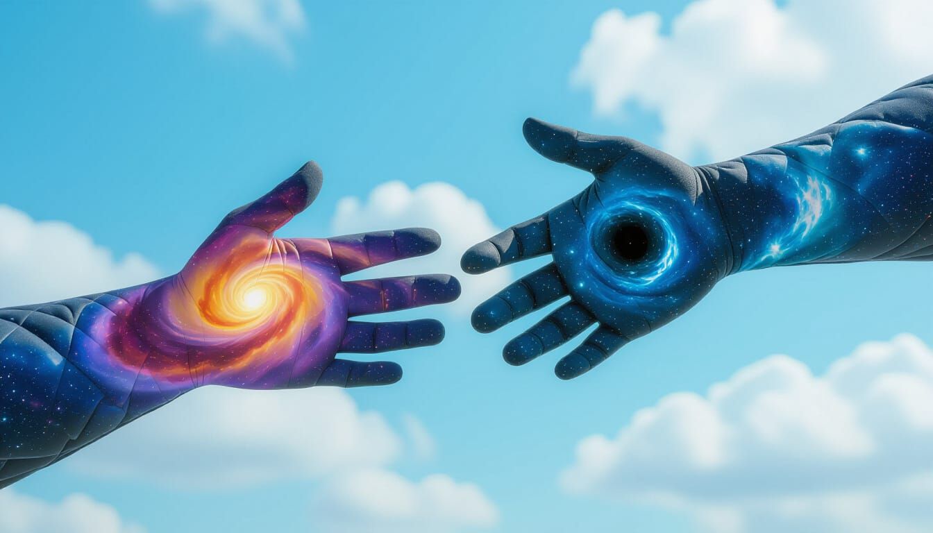 Cosmic Hand Quilt: A Galaxy Connection