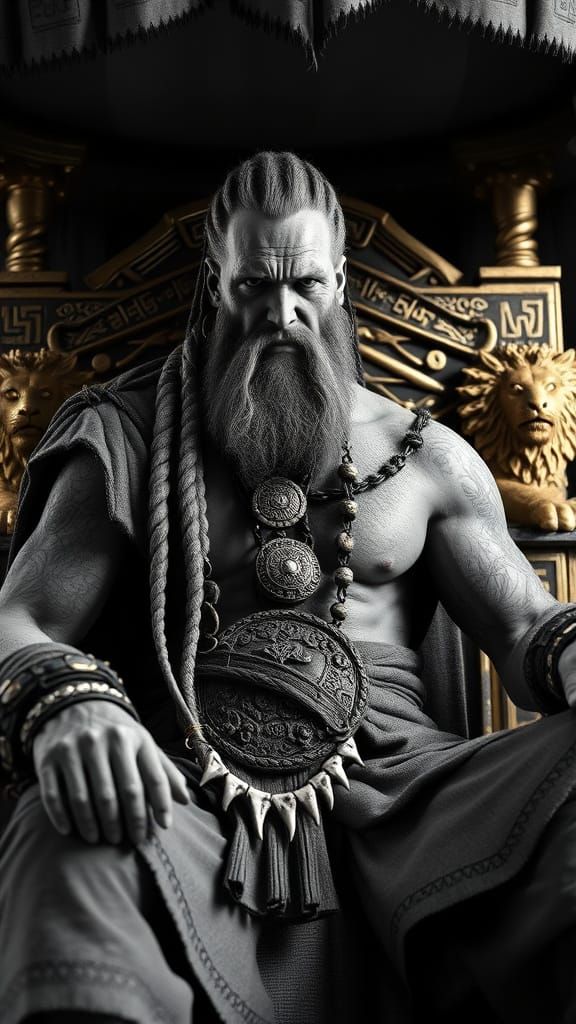 Mythic Viking Warlord in Ancient Glory