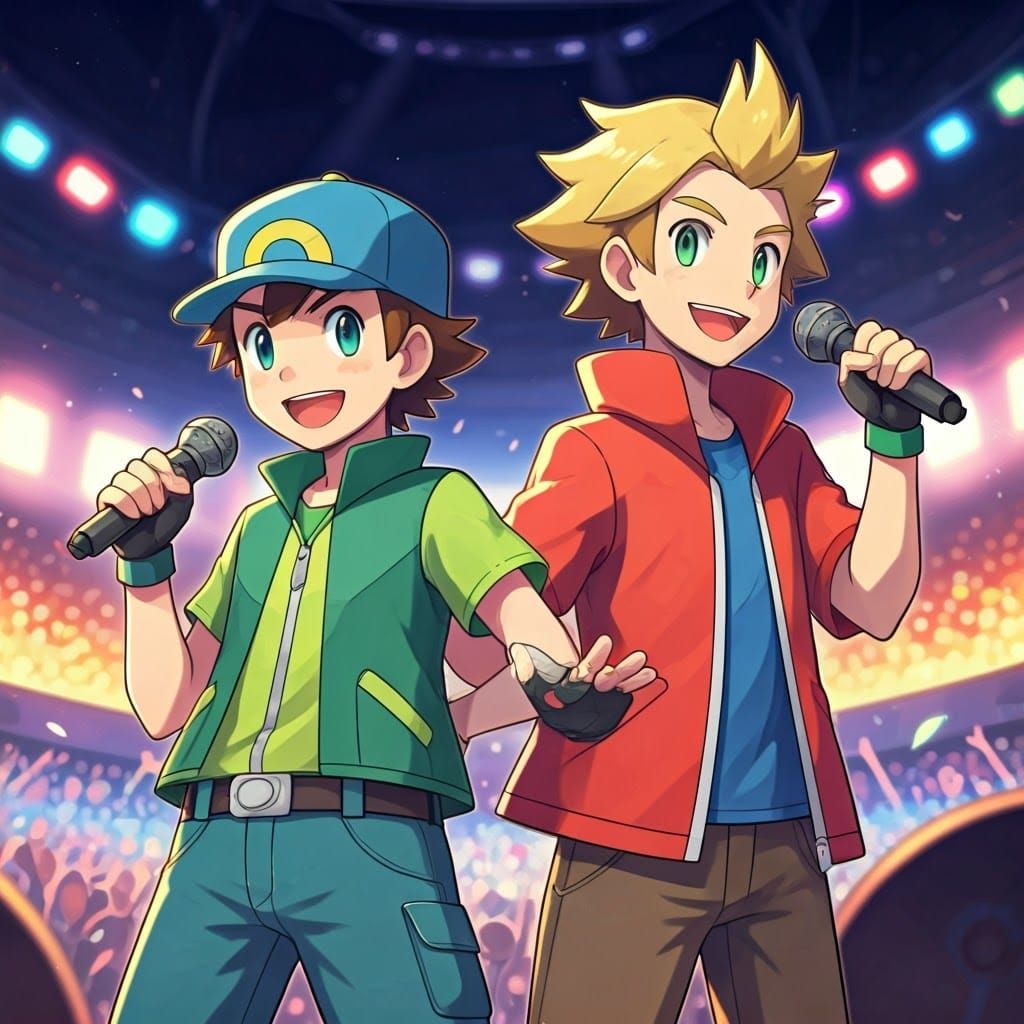 Energetic Trainers Ritchie and Alden Rock Out in the Pokémon...