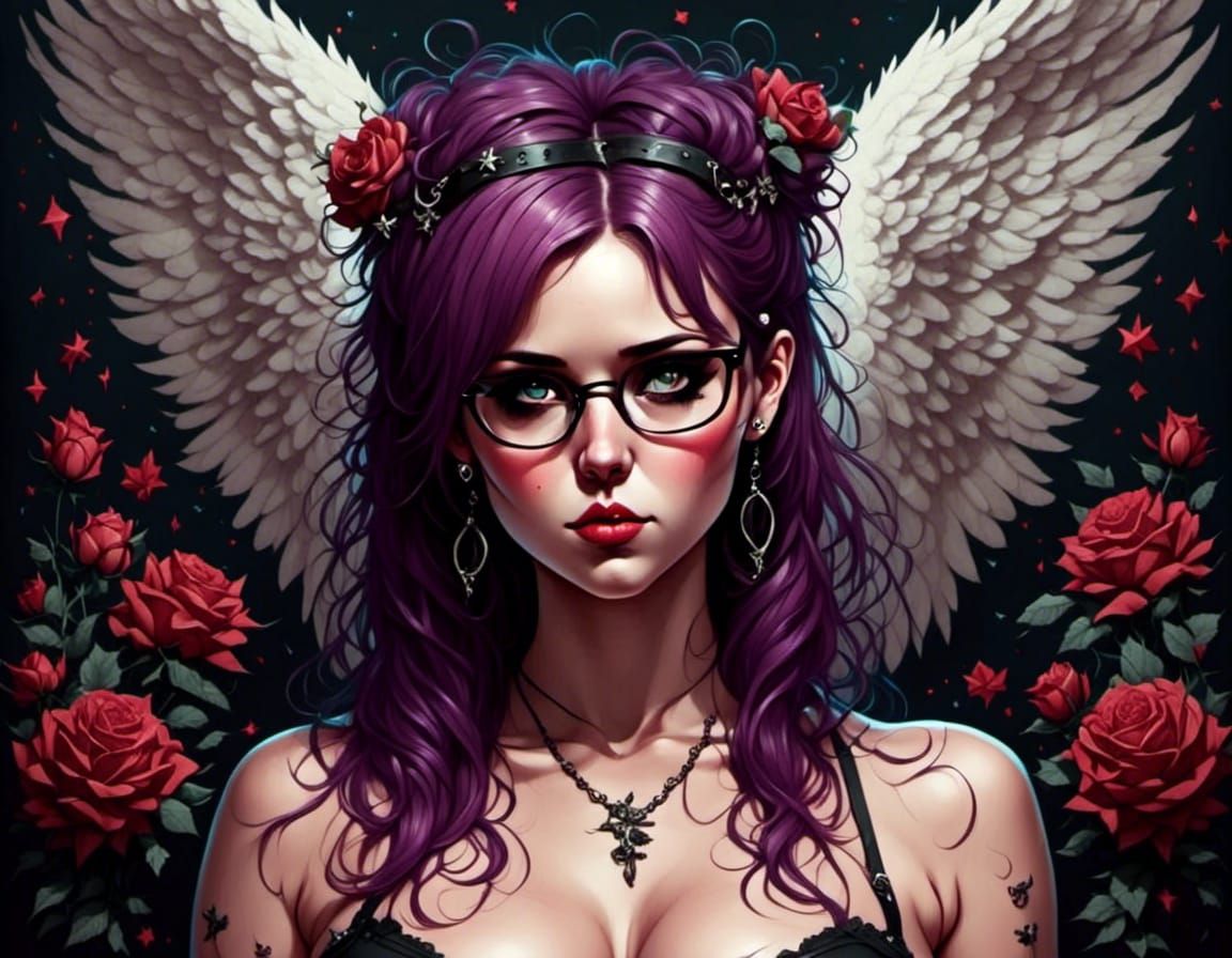 Pretty Angel Generated by AI