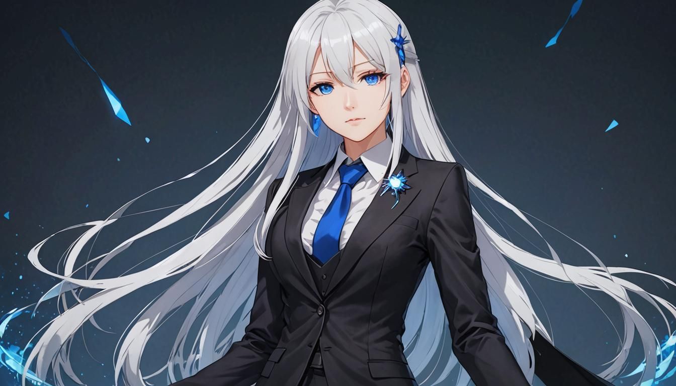 Queen Morgan in Business Suit: Digital Fan Art