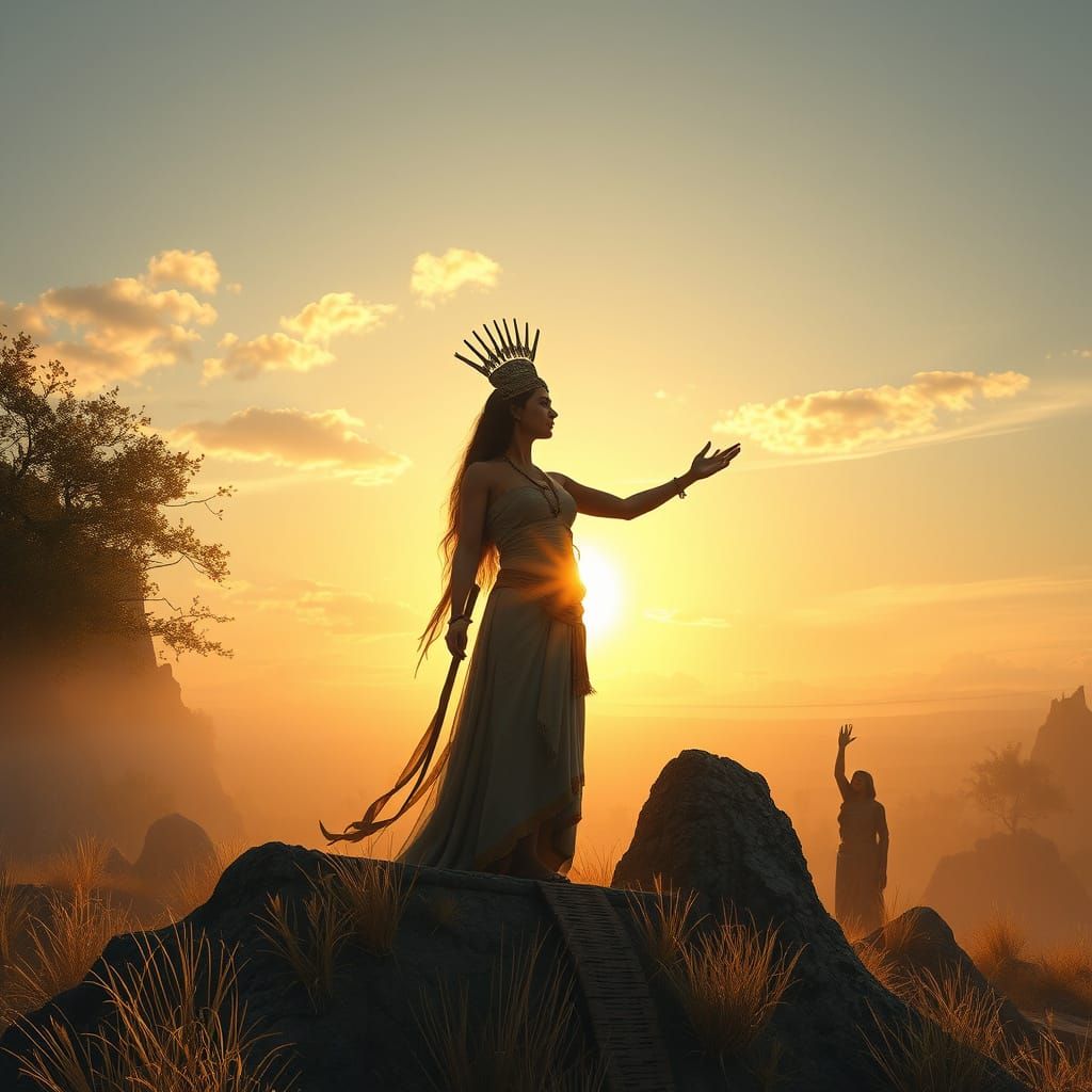 Ancient Sun Worship in Photorealistic Detail