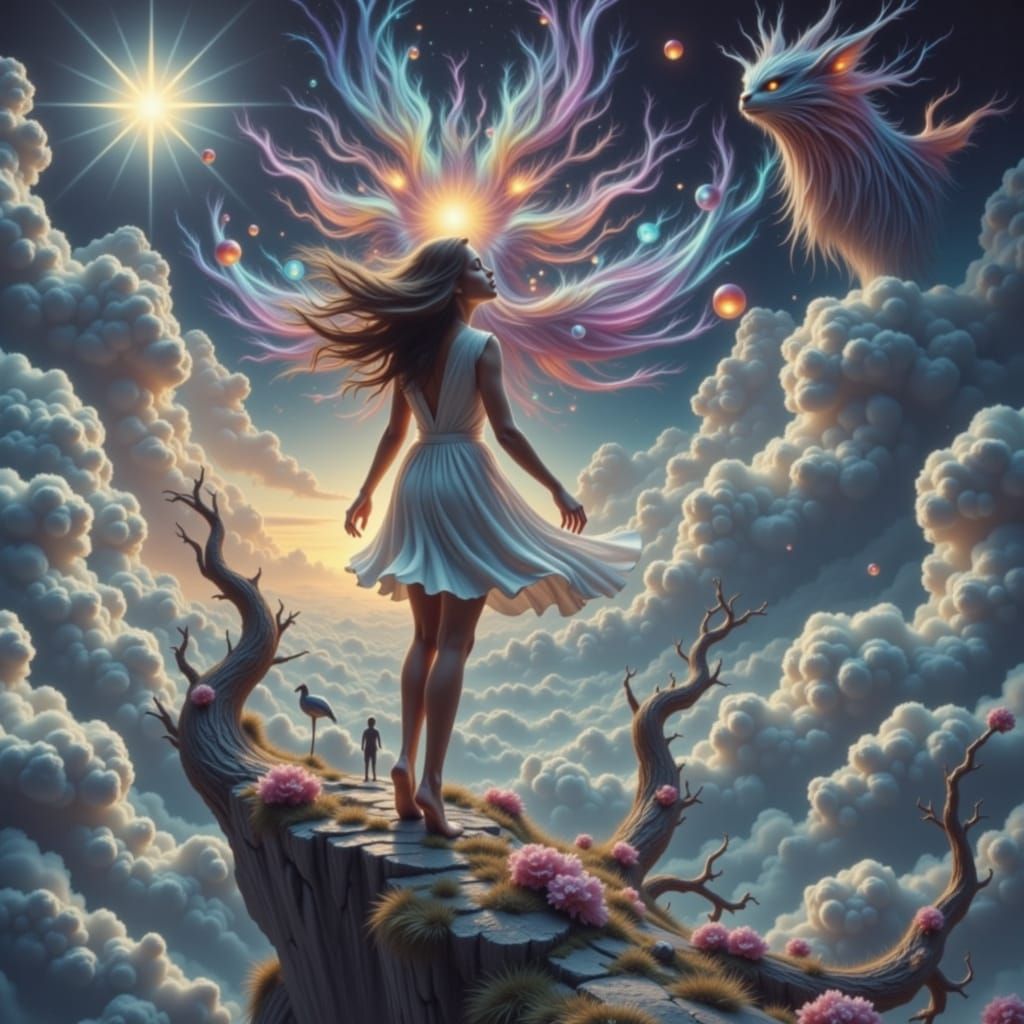 Surreal Dreamscape of Yearning and Desire