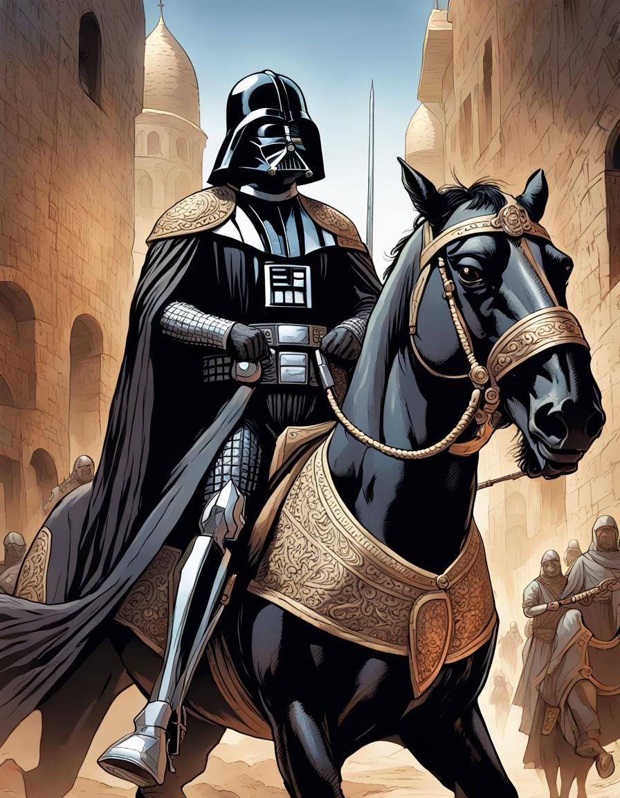 Darth Vader as Saladin Conquers Jerusalem