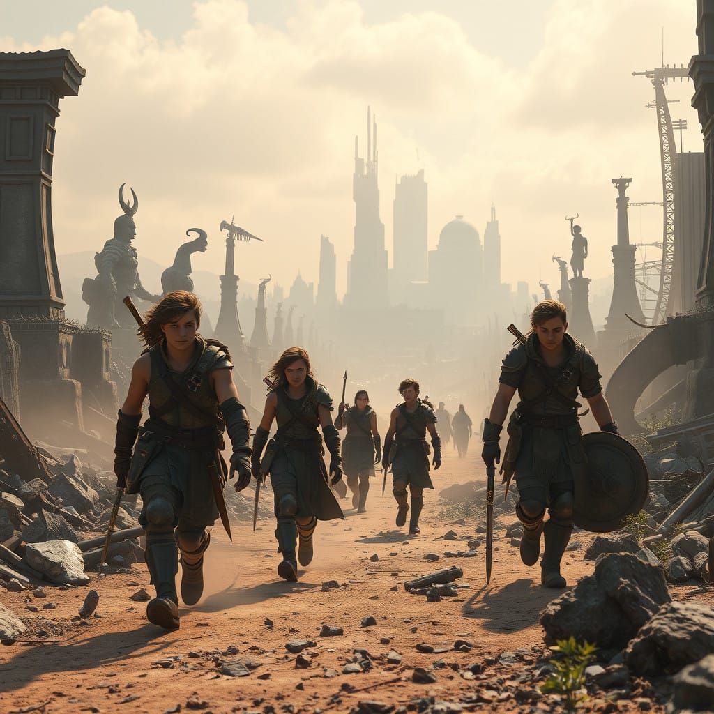 Heroes Rebuild Amid Ancient Ruins