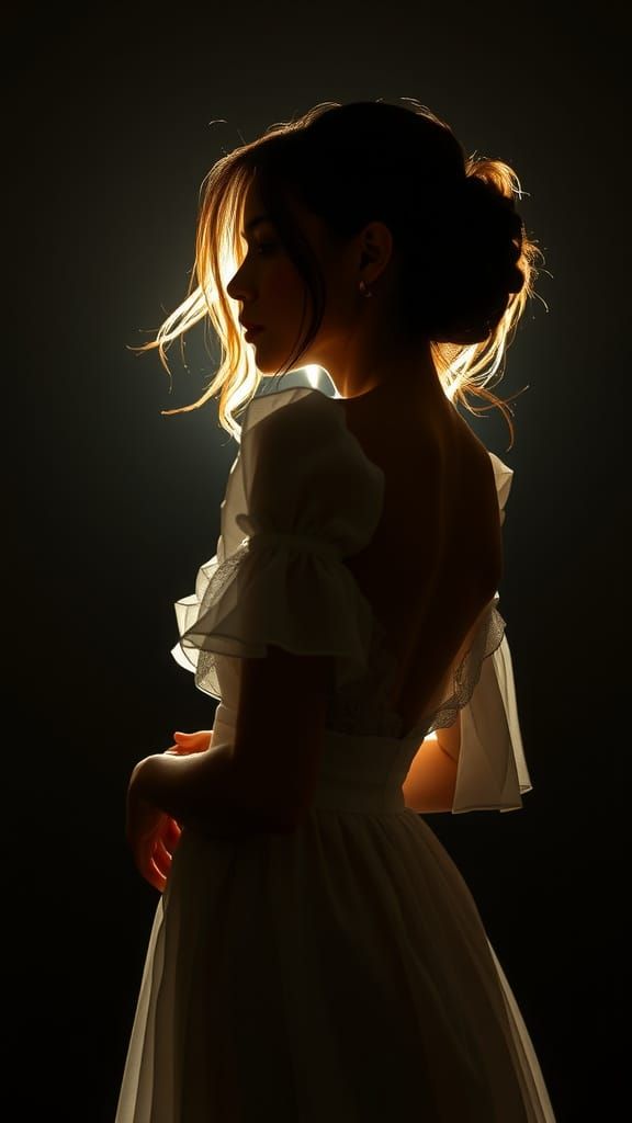 Luminous Silhouette in Realistic Style
