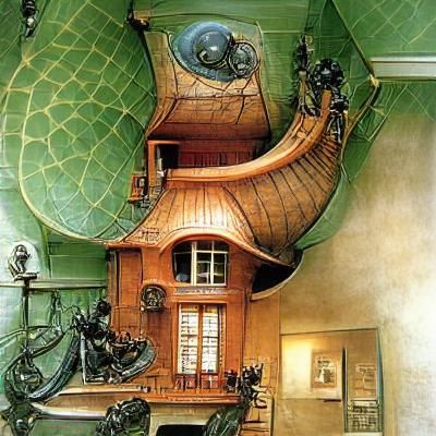 Steampunk House Design Inspired by Jules Verne