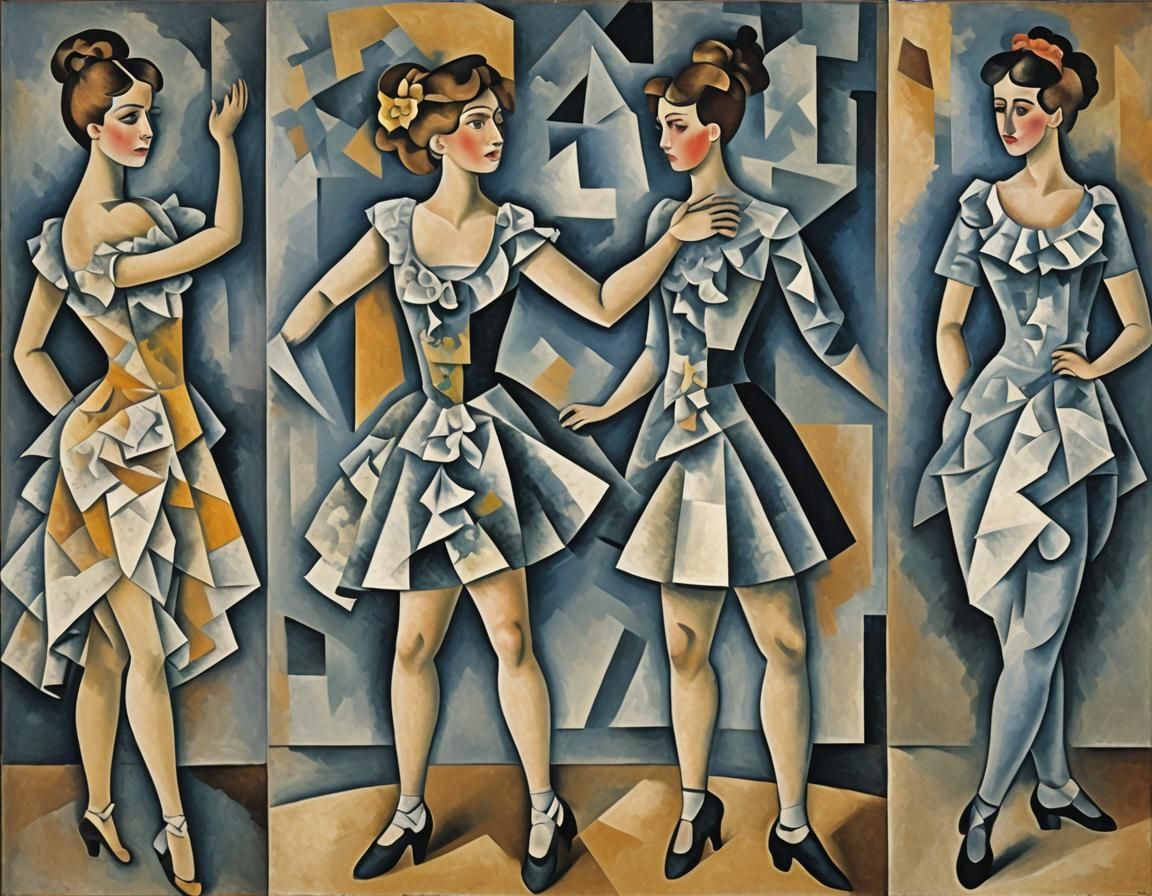 The Little Dancer in Cubist Style