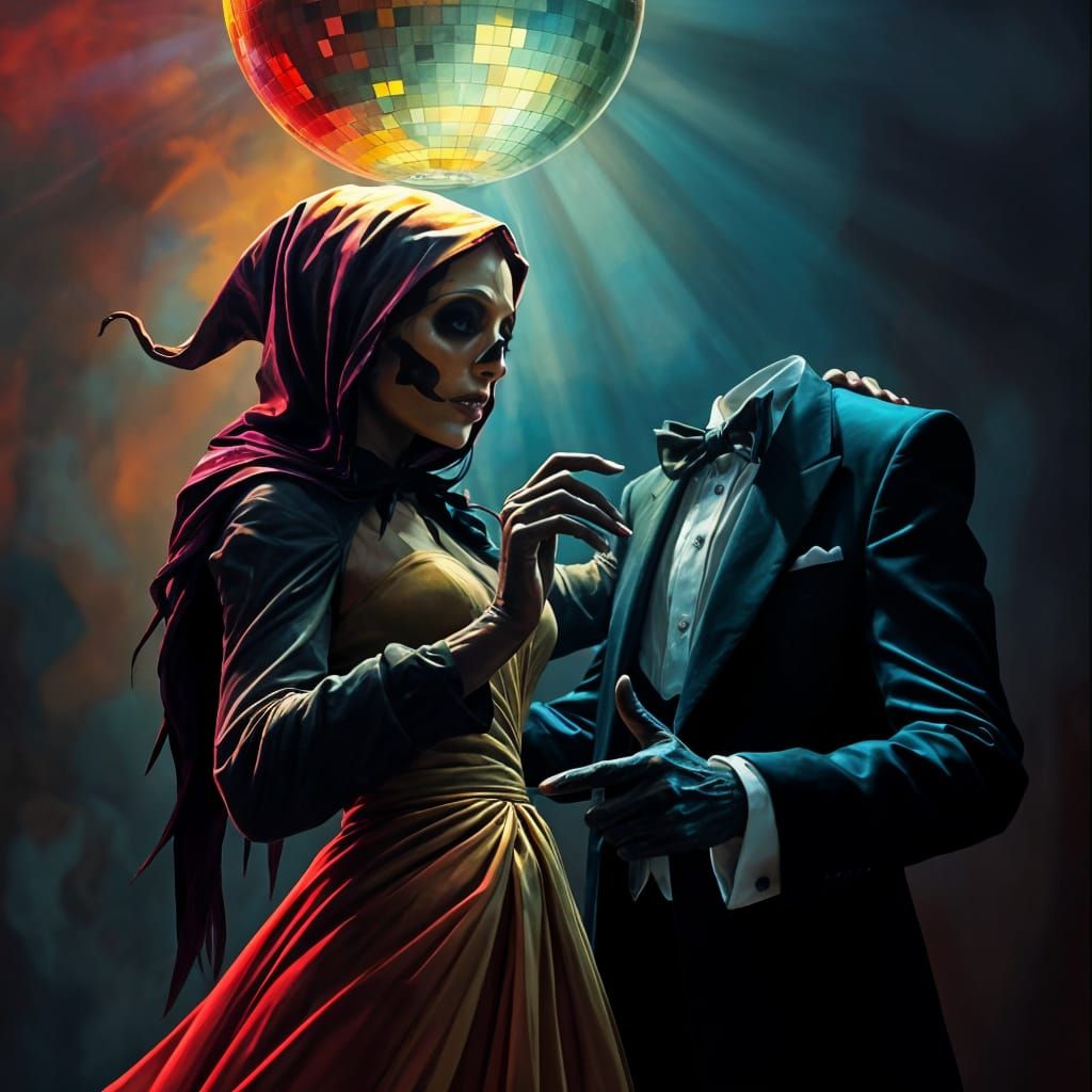 Grim reaper and headless horseman