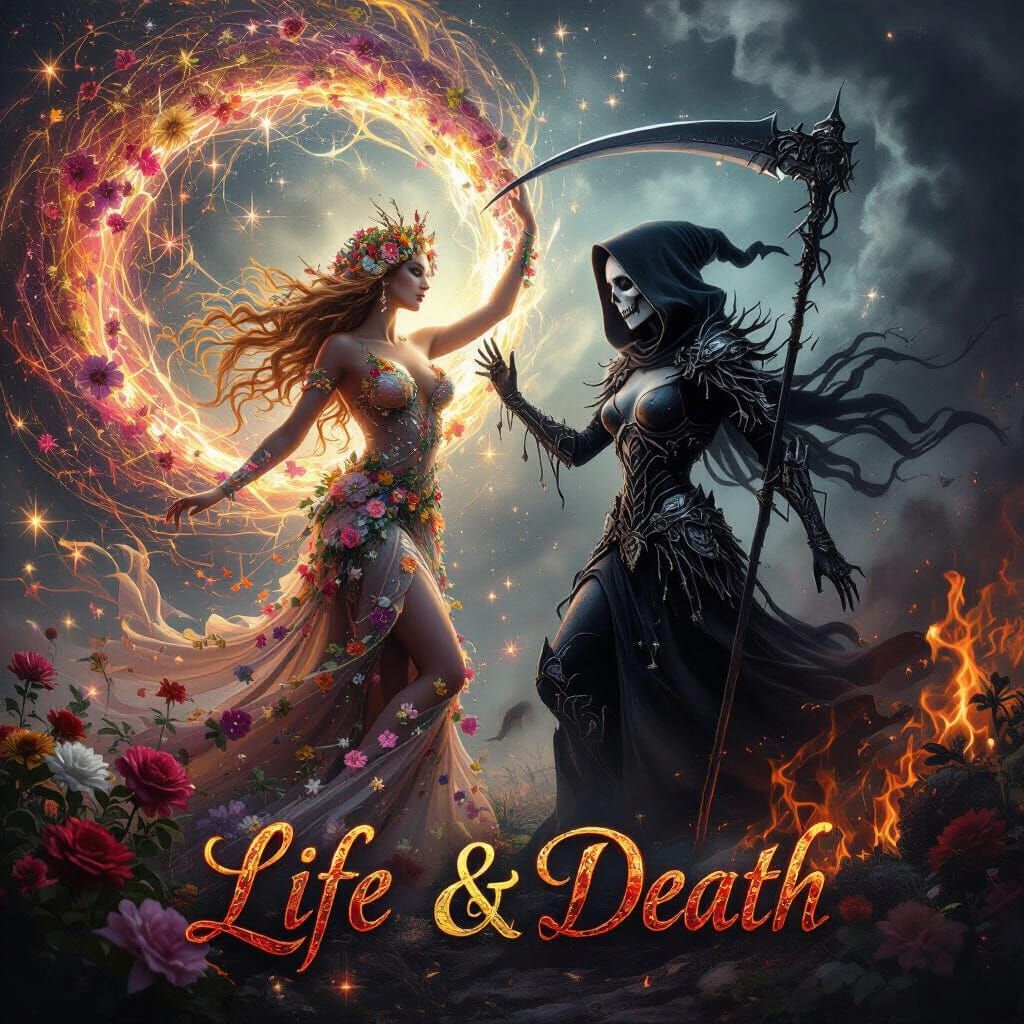 Gaia and Death: A Cosmic Dance in Bold 3D