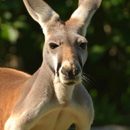 Realistic AI Image of a Kangaroo