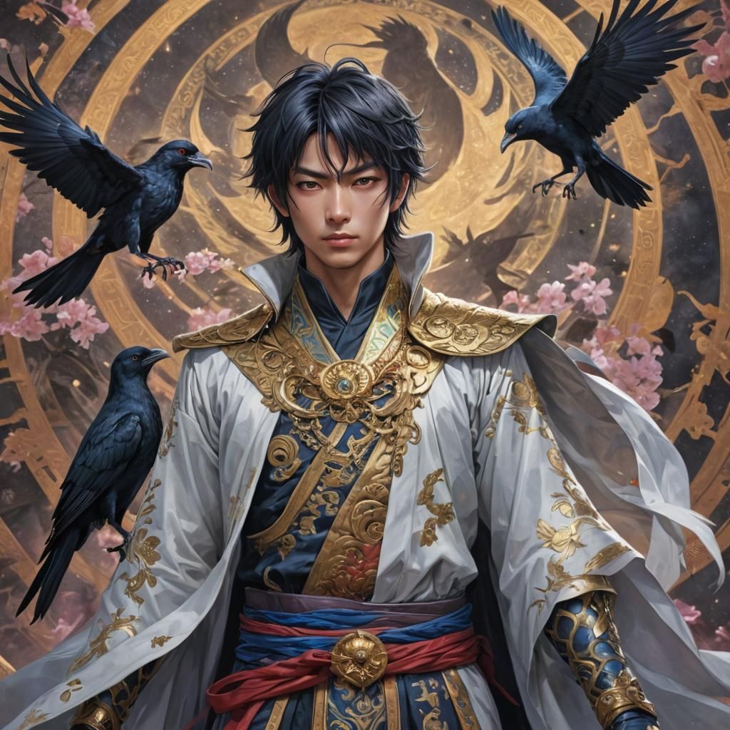 Yatagarasu Clan Boy in Holographic Astral Art