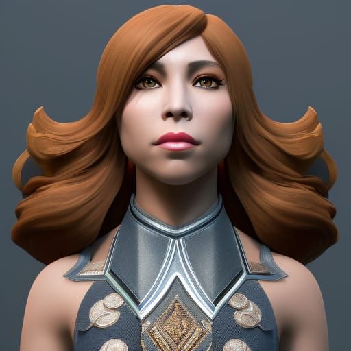 Boxxy Portrait in Alphonse Mucha Style