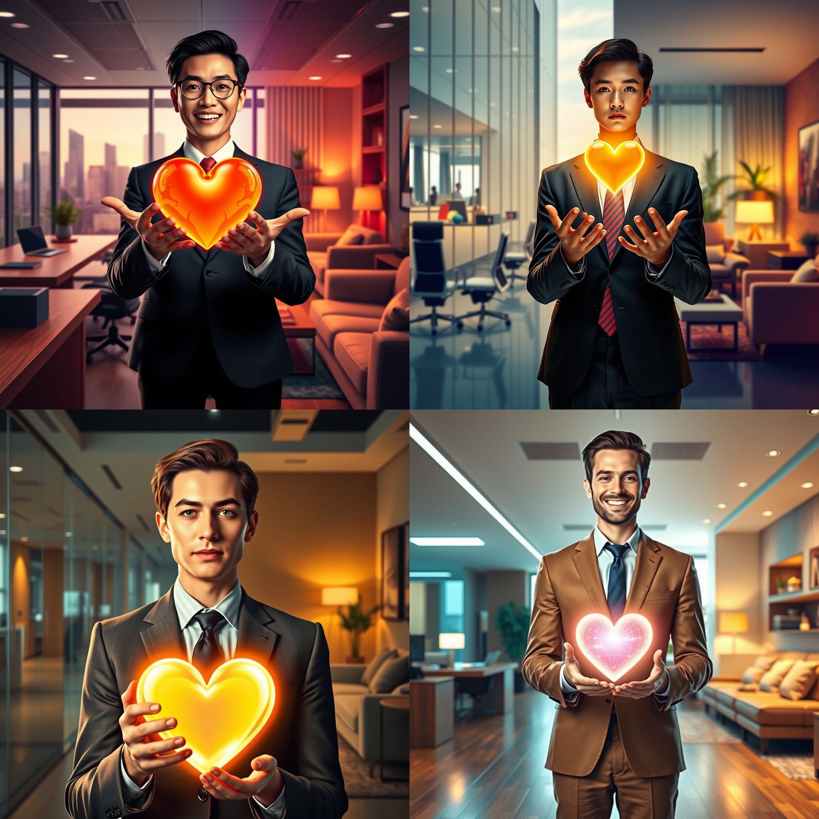 Empathy Unites Worlds in Hyperrealistic Concept Art