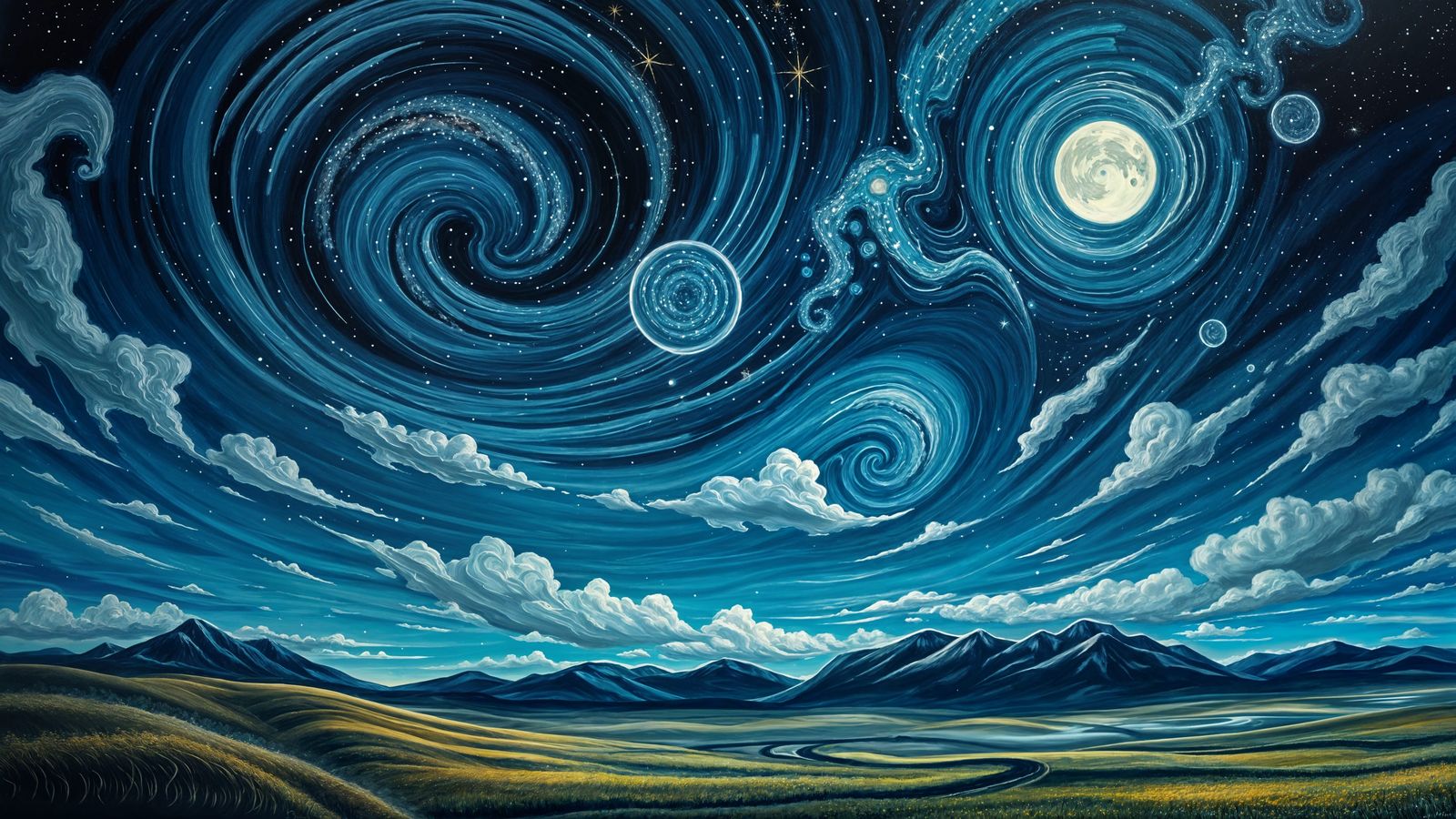 A Celestial Masterpiece in Realistic Style