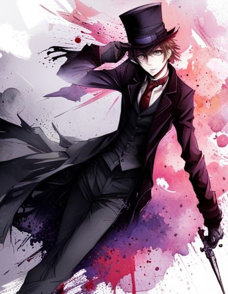 Jack The Ripper in Anime Style