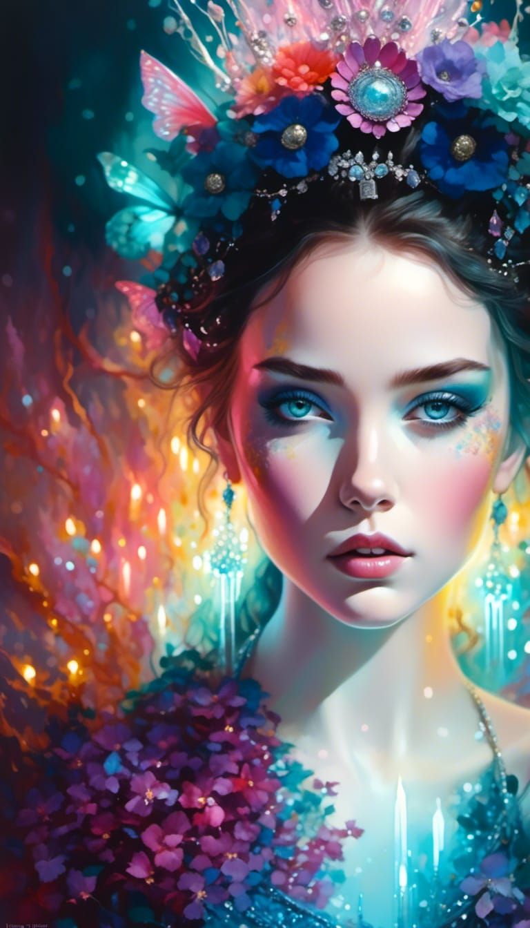 <lora:Mystic Detail Faces:1.0> Portrait_Beautiful_pale_gypsy...