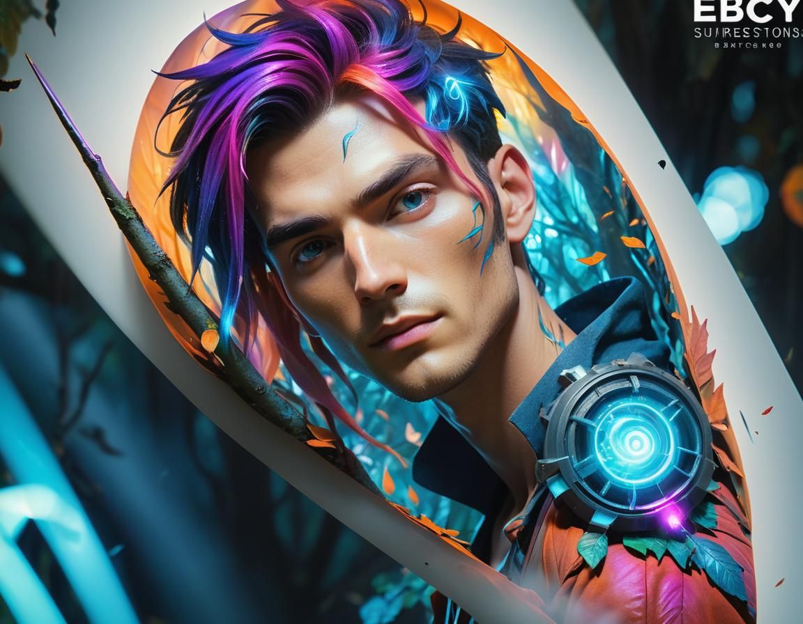 Mystical Forest Cultivator in a Surreal Style