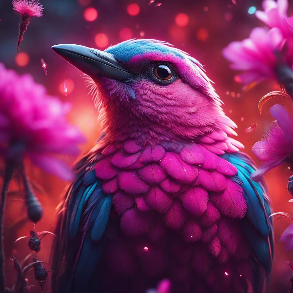 Magenta Bird