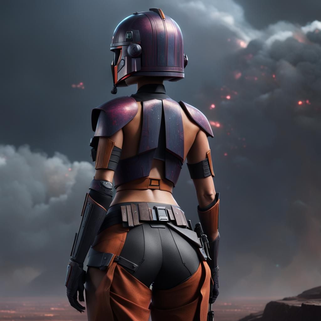 Sabine Wren Inspired Digital Matte Painting