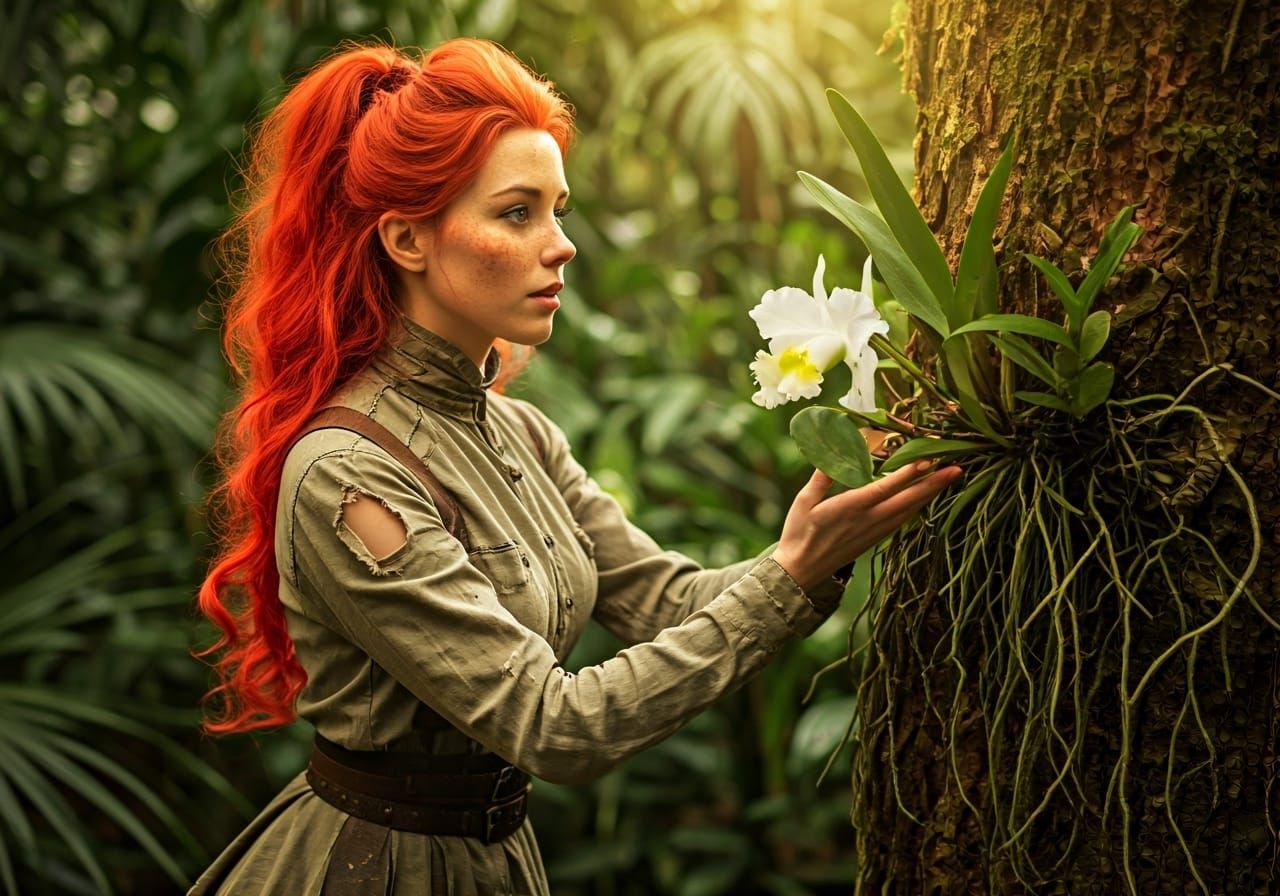 Victorian Ariel Finds Rare Jungle Orchid
