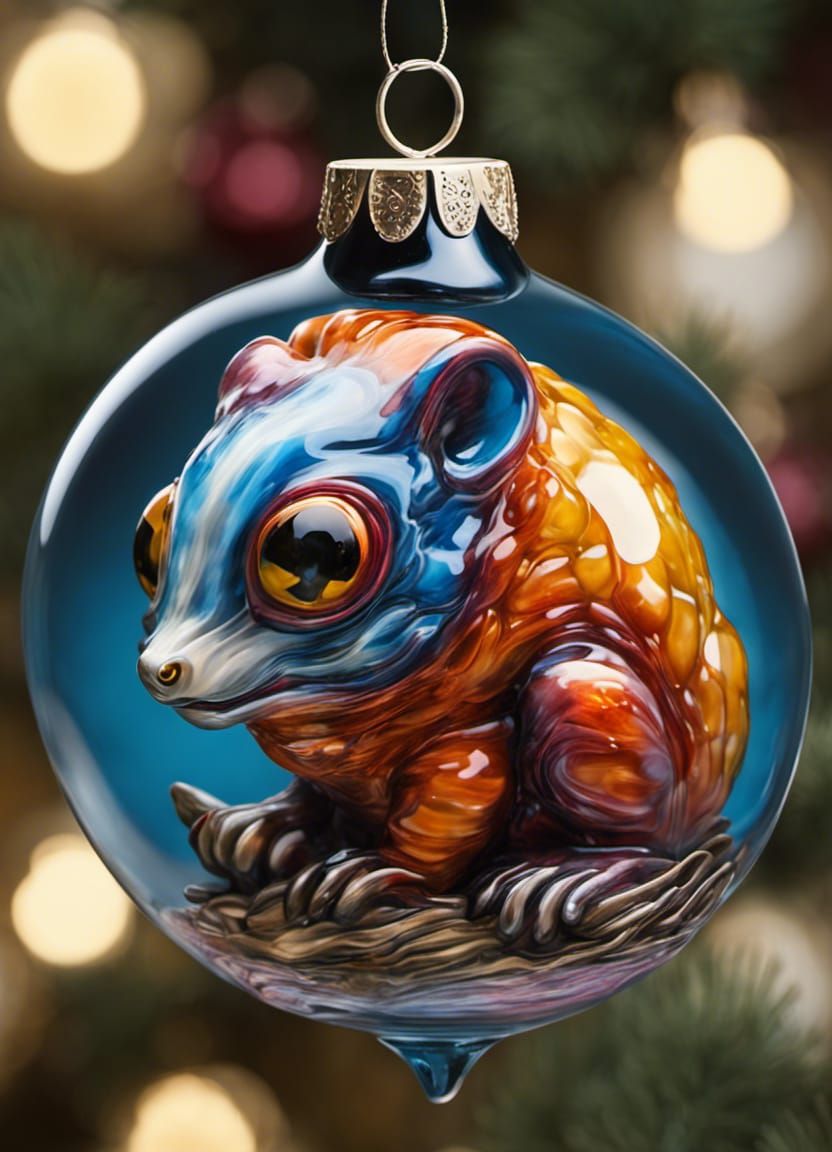 animal christmas ornament