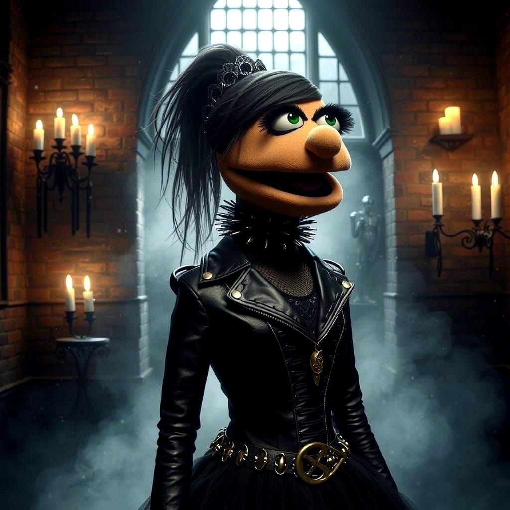 Sultry Gothic Muppet Vixen